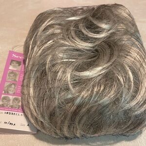 Paula Young Silver Gray
Brussels Wig Hairpiece Size A 
A7014 Color 56/60A